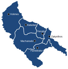 Mapa Zakynthos